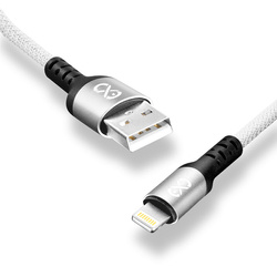 Kabel USBA-Lightning eXc BRAID 1.2m,biały