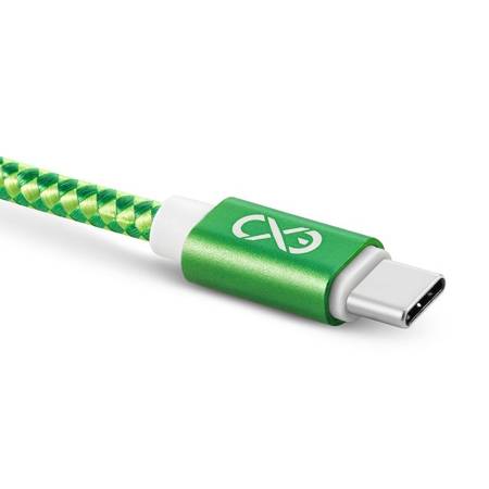 Kabel USB - USB-C eXc DIAMOND 1.5m zielony
