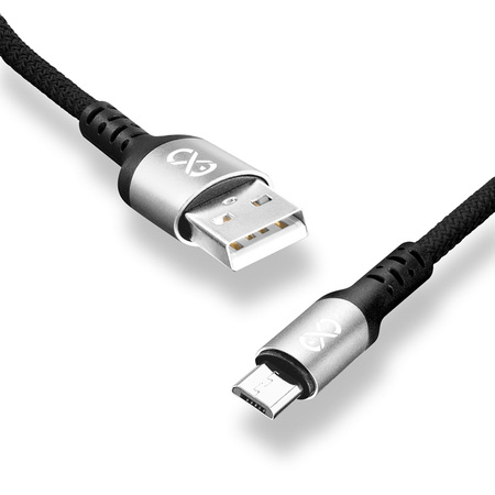 Kabel USBA-micro USB eXc BRAID 1.2m,czarny