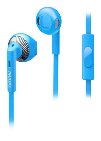 Słuchawki douszne z mikrofonem Philips SHE3205BL niebieskie